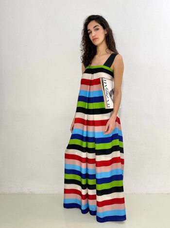 frontal del vestido cadix en modelo – dearroyo studio